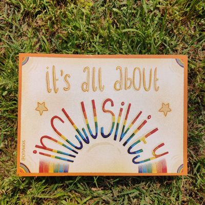 Its all about inclusivity postcard